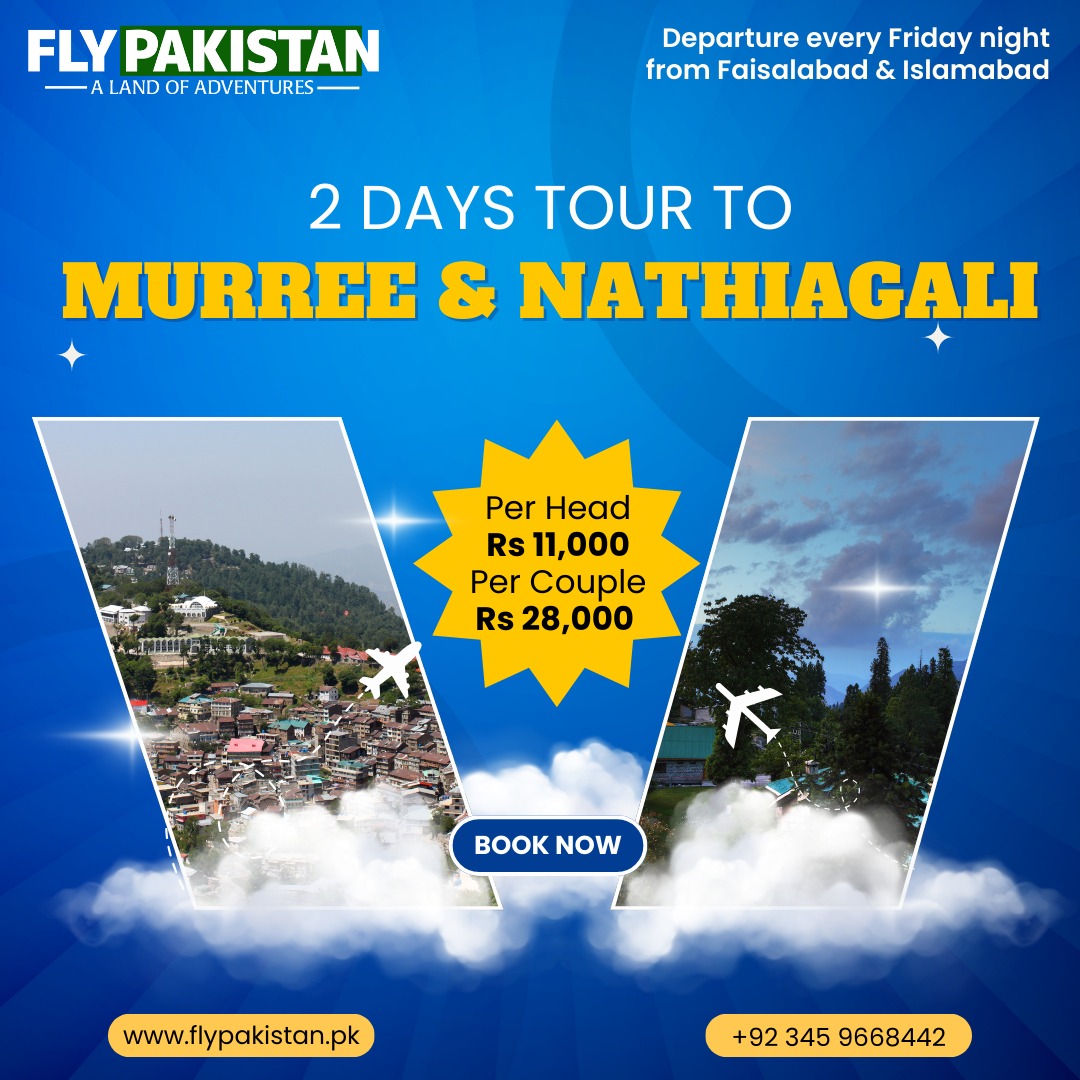 Book Deal 2 Days Tour To Murree And Nathiagali November 2024